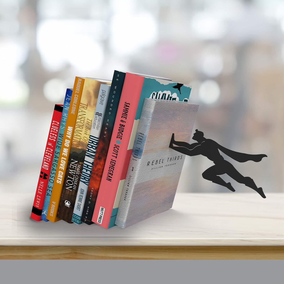 Uçan Kahraman Mıknatıslı Kitap Tutucu Dekor