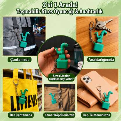 Kertenkele Sesli Anahtarlık
