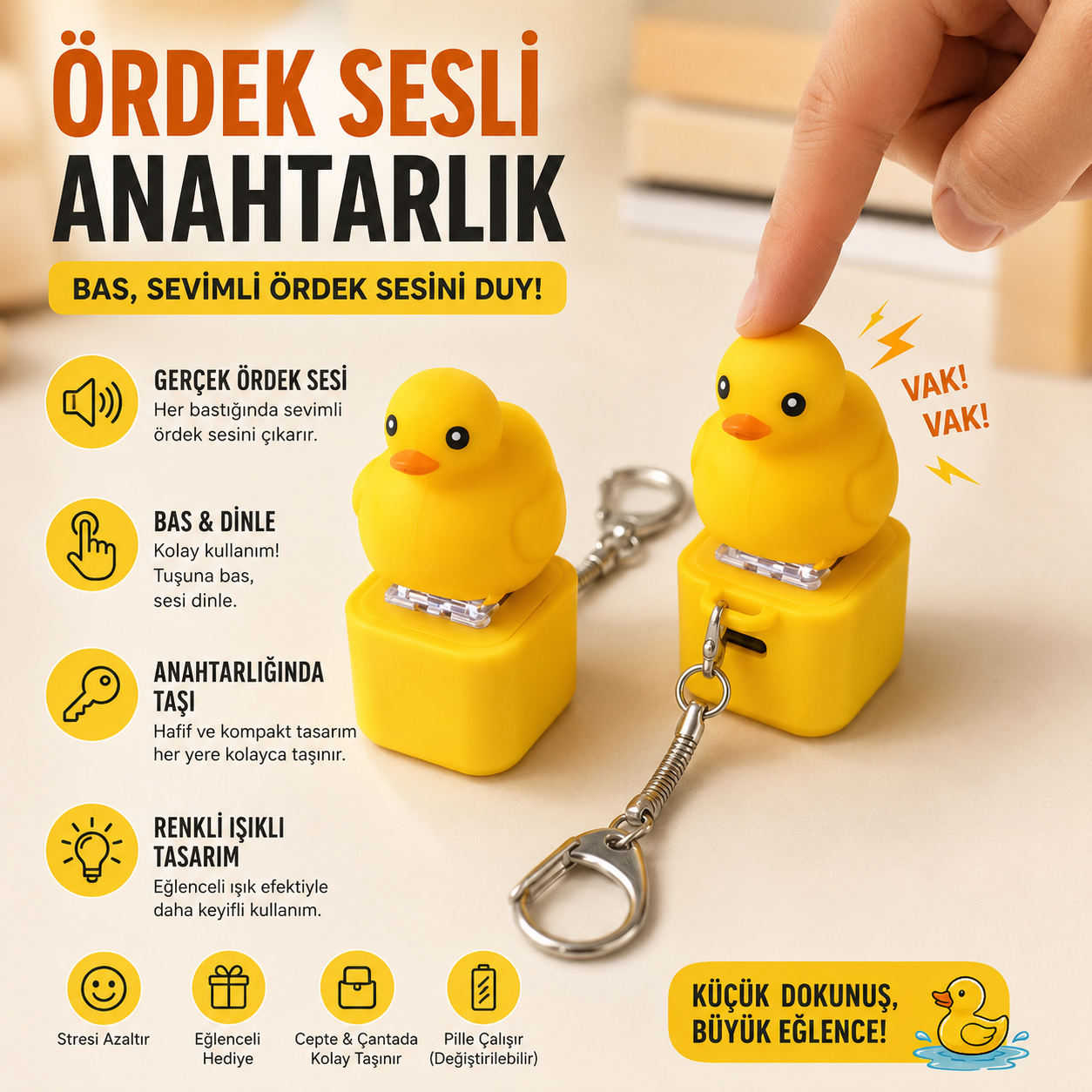Çıldırtan 2'li Anahtarlık Seti