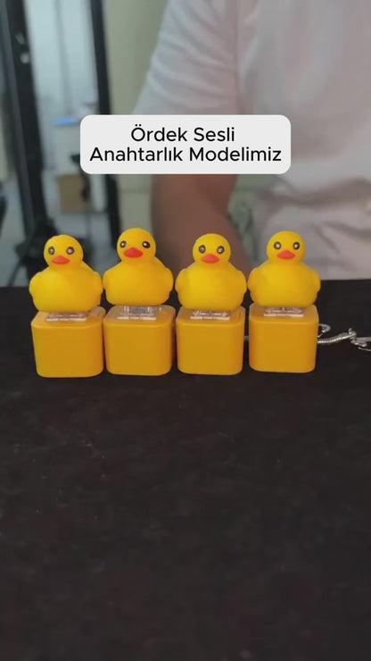 4'lü Sevimli Hayvanlar Sesli Anahtarlık Seti
